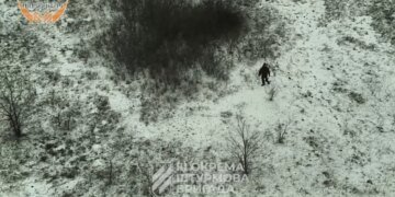 Оккупанта в плен выманили шоколадкой. ВИДЕО Третьей штурмовой