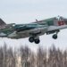 В России упал штурмовик Су-25 во время учебного полета
