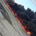 Саратов пылает: взрывы и огонь на территории военного аэродрома