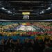 “Путін – х***о” на заповненій арені: литовські фанати заспівали легендарну пісню перед грою проти сербського клубу. ВІДЕО