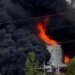 Огонь охватил завод в российском Кстово после атаки беспилотников. ВИДЕО
