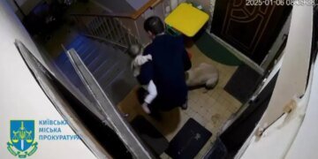 Мужчина с младенцем на руках жестоко убил бездомную собаку в Киеве: что решил суд? ВИДЕО