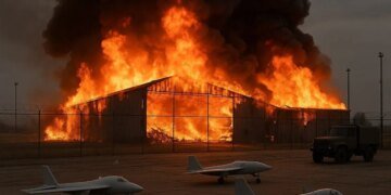 Дроны поразили электроподстанцию в Краснодарском крае РФ