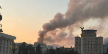 Атака на Киев: пожары и разрушение многоэтажек. ФОТО, ВИДЕО