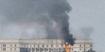 Пожар потушили:  Свириденко показала ВИДЕО, как выглядит Кабмин после российского удара