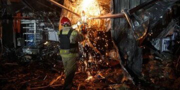 В Полтаве возросло количество пострадавших в результате удара БПЛА по автозаправке. ФОТО