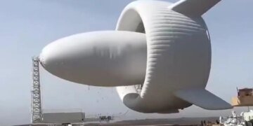 В Китае испытали крупнейший в мире летающий ветрогенератор. ВИДЕО