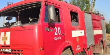 Россияне атаковали спасателей в Запорожской области