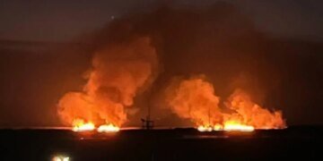 Атакован порт в Темрюке Краснодарского края: там бушует пожар