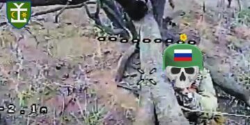 Голые деревья — плохой союзник: украинские дронары разоблачают оккупантов в руинах Севера. ВИДЕО