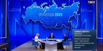 Як декорації на “прямій лінії” Путіна викрили плани РФ щодо України, – Sky News 