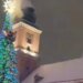 В Варшаве во время празднования Нового года вспыхнула городская елка