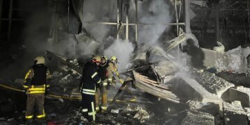 Атака рф на Харків 13 січня: є влучання у поштовий термінал, загиблі і поранені