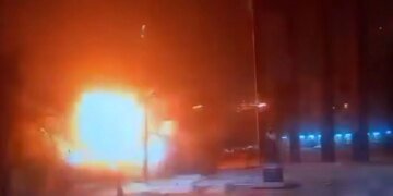 Ворожий безпілотник влучив у дитячий майданчик у Львові