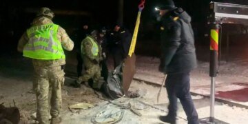 Атака рф на Київ 24 січня: поліція знешкодила бойову частину ракети "Іскандер-М" вагою пів тонни