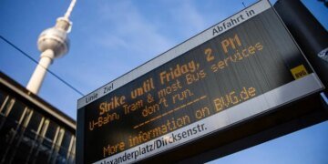 В Германии 2 февраля ожидаются забастовки на транспорте