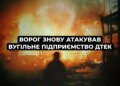 рф повторно атакувала вугільне підприємство на Дніпропетровщині: пошкоджено адмінбудівлі