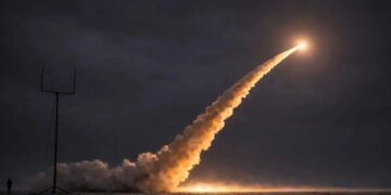 Улетели шесть ракет: появилось ВИДЕО запуска «Фламинго»