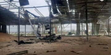 Россияне атаковали ферму и зерновые ангары в Одесской области. ФОТО