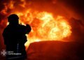 Російська атака дронами спричинила пожежу на підприємстві у Харківському районі