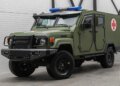 Німеччина передала Нацгвардії бронемашини MEDIGUARD із захистом від дронів