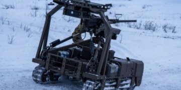 Стальные нервы «Люти»: украинский робот-пулеметчик спас жизнь бойцам ГУР. ВИДЕО