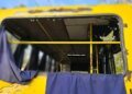 Утром Россия нанесла удар беспилотником по маршруткому автобусу в Херсоне:  погибли два человека, ещё 7 ранены