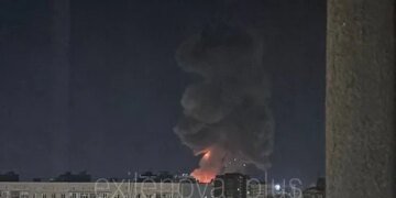 У мережі з'явилося відео удару імовірно "Фламінго" по оборонному заводу у чебоксарах