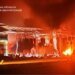 У Запорізькому районі російський дрон влучив у автозаправку, поранена жінка, виникла пожежа
