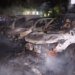 Атака російських БПЛА на Харків 17 травня – згоріло сім авто, пожежу загасили