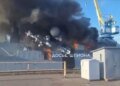 Как горел корвет «Бойкий» под Петербургом: появилось ВИДЕО с палубы
