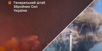 У Генштабі підтвердили ураження складу боєприпасів на бєлгородщині та знищення резервуарів біля окупованого Маріуполя