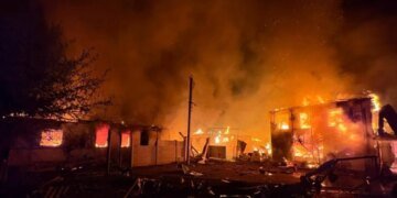 Нічна атака дронів на Балаклію – поранено 8 людей