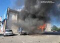 Ворожий дрон вдарив по логістичному оператору в Запоріжжі, троє поранених