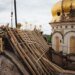 У Лаврі тривають відновлювальні роботи після атаки рф, закрито 70% даху Успенського собору – Мінкульт