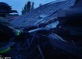 Российский дрон попал в пожарную часть в Донецкой области