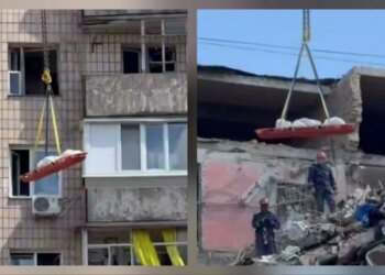 В Подольском районе Киева из-под завалов извлекли тело погибшего. ВИДЕО