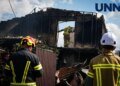 Як Вишневе оговтується після масованої атаки рф: на місці працюють медики, рятувальники і працівника Червоного Хреста