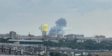 На Московському НПЗ знову фіксують загоряння після атаки дронів