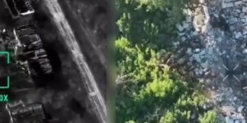 Пограничники уничтожили артиллерийскую пушку и укрытия россиян. ВИДЕО