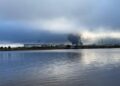Петербургский нефтяной терминал горит после удара украинских дронов
