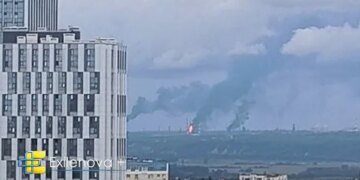 У росії фіксують удар по НПЗ в уфі за 1500 км від кордону