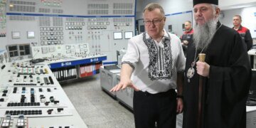 Керівник Енергоатома і Митрополит Епіфаній відвідали Рівненську АЕС