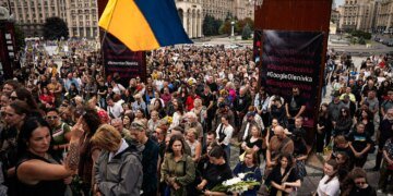 У Києві попрощалися з керівником пошукової групи "Плацдарм" Олексієм Юковим, який загинув на фронті