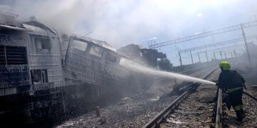 росіяни вдруге за день вдарили по потягу на Одещині, постраждала дитина