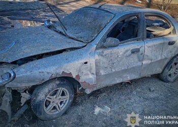 В Конотопе после атаки уничтожен автопарк: большая часть города осталась без газа