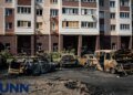 Атака БПЛА рф на Вишневе – пошкоджені житловий комплекс і авто
