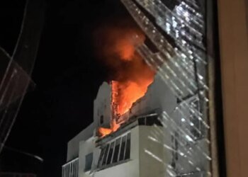 Российский дрон попал в многоэтажный дом в Борисполе. ВИДЕО и ФОТО