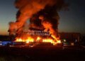 Ворог поцілив по підприємству під Києвом: повідомляється, що загорівся завод REEVA