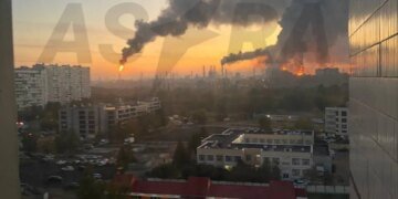 Українські БПЛА FP-1 уразили московський нафтопереробний завод